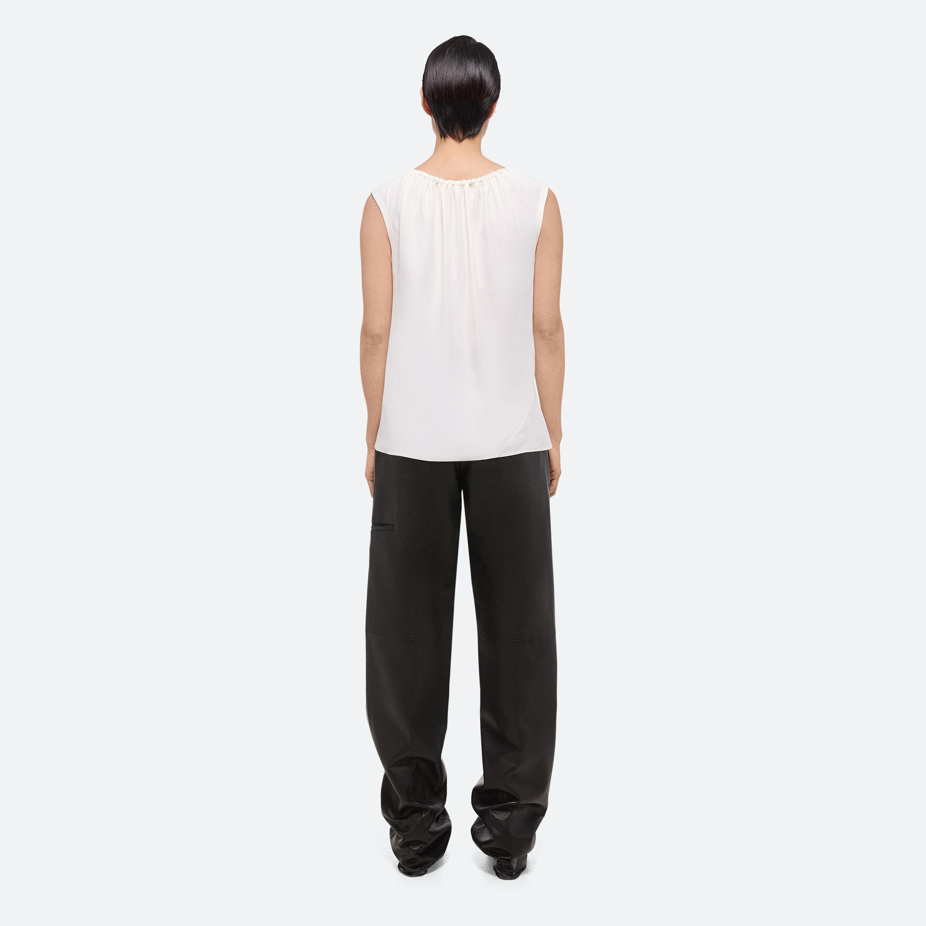 DRAWSTRING SLEEVELESS TOP - 5