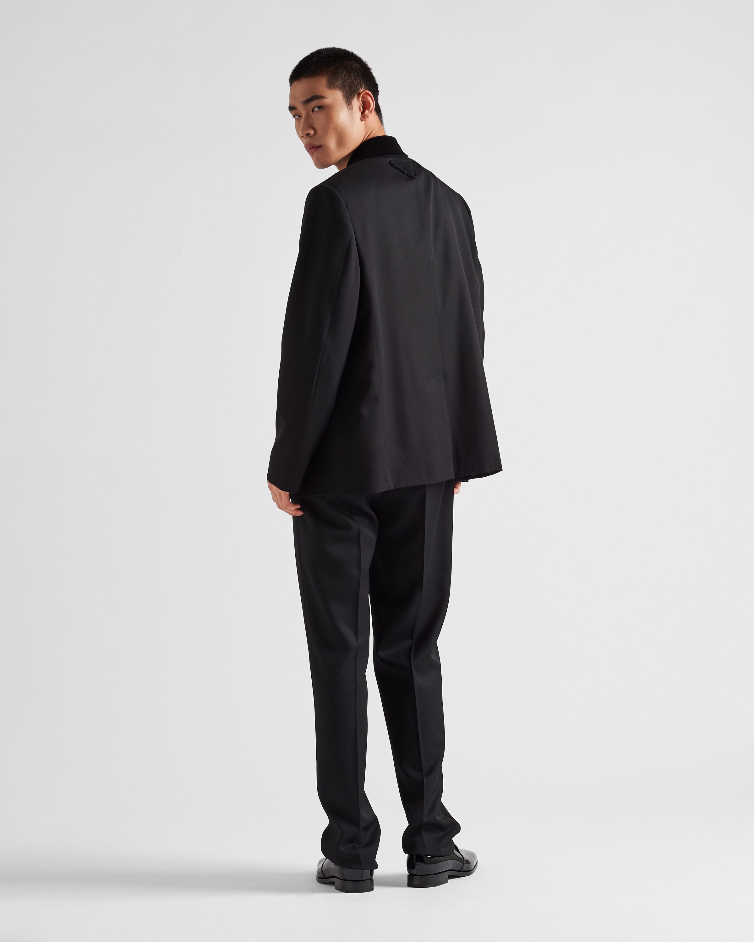 Double-breasted wool jacket - 5