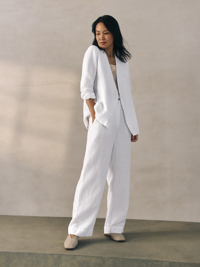 Heavy Organic Linen Full-Length Straight Pant 7