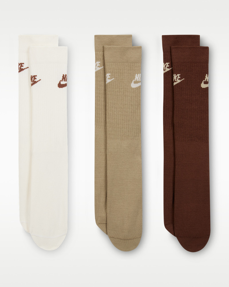 Nike Nike Sportswear Everyday Essential Crew Socks (3 Pairs) outlook