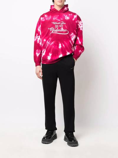 BALENCIAGA Valentine tie-dye pullover hoodie outlook