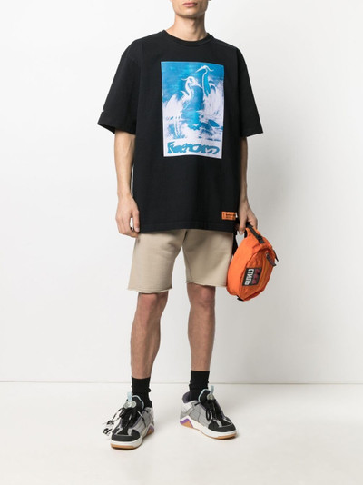 Heron Preston heron-print T-shirt outlook