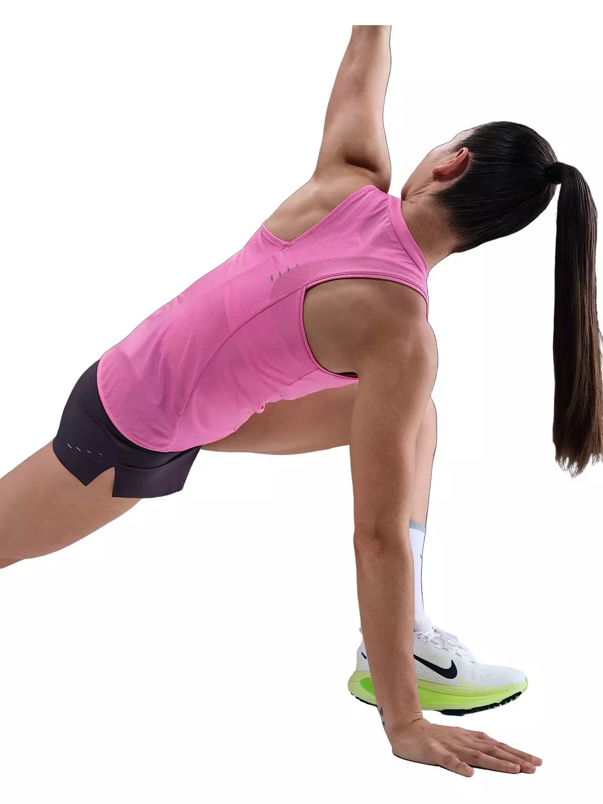 Women's Swift Dri-FIT Running Tank Top -Pink - 3