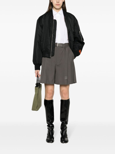 sacai tailored knee shorts outlook