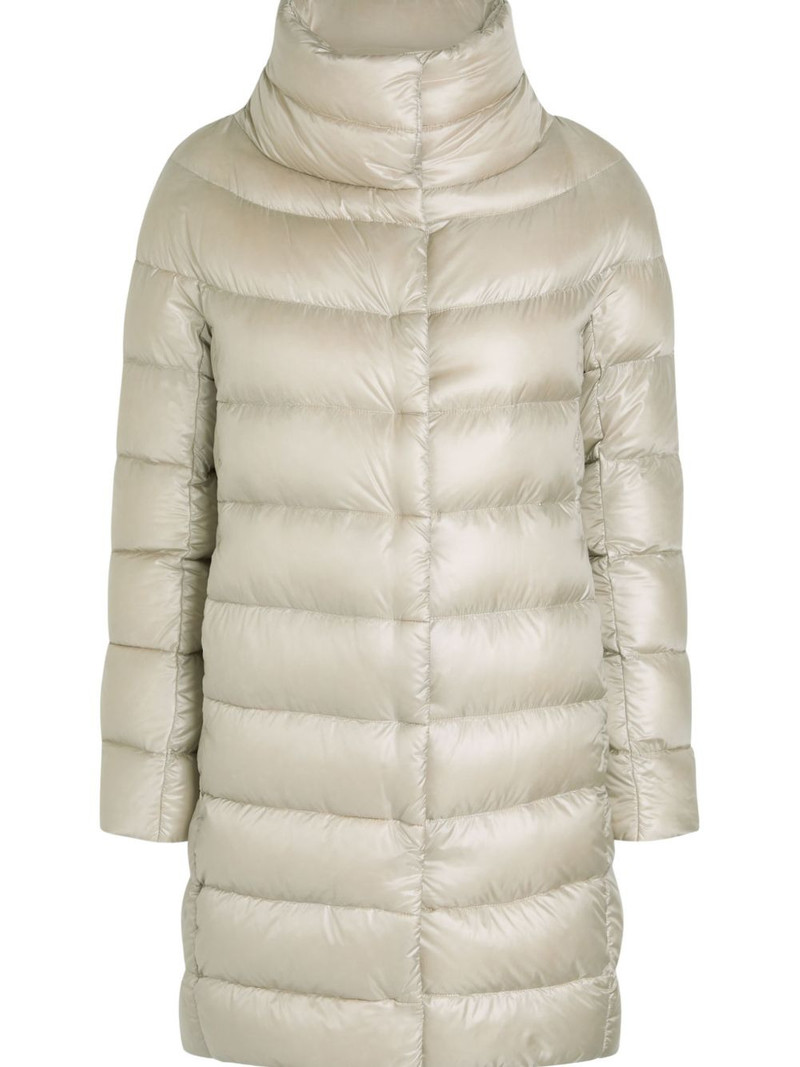 Herno high-neck quilted coat outlook