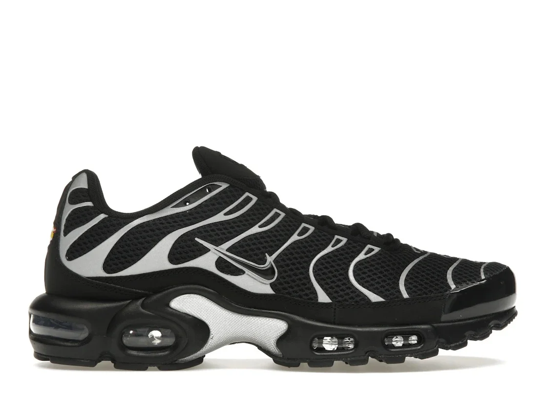 Nike Air Max Plus Premium Black Reflective Silver - 1