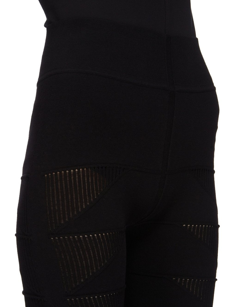 knit-panel leggings 4