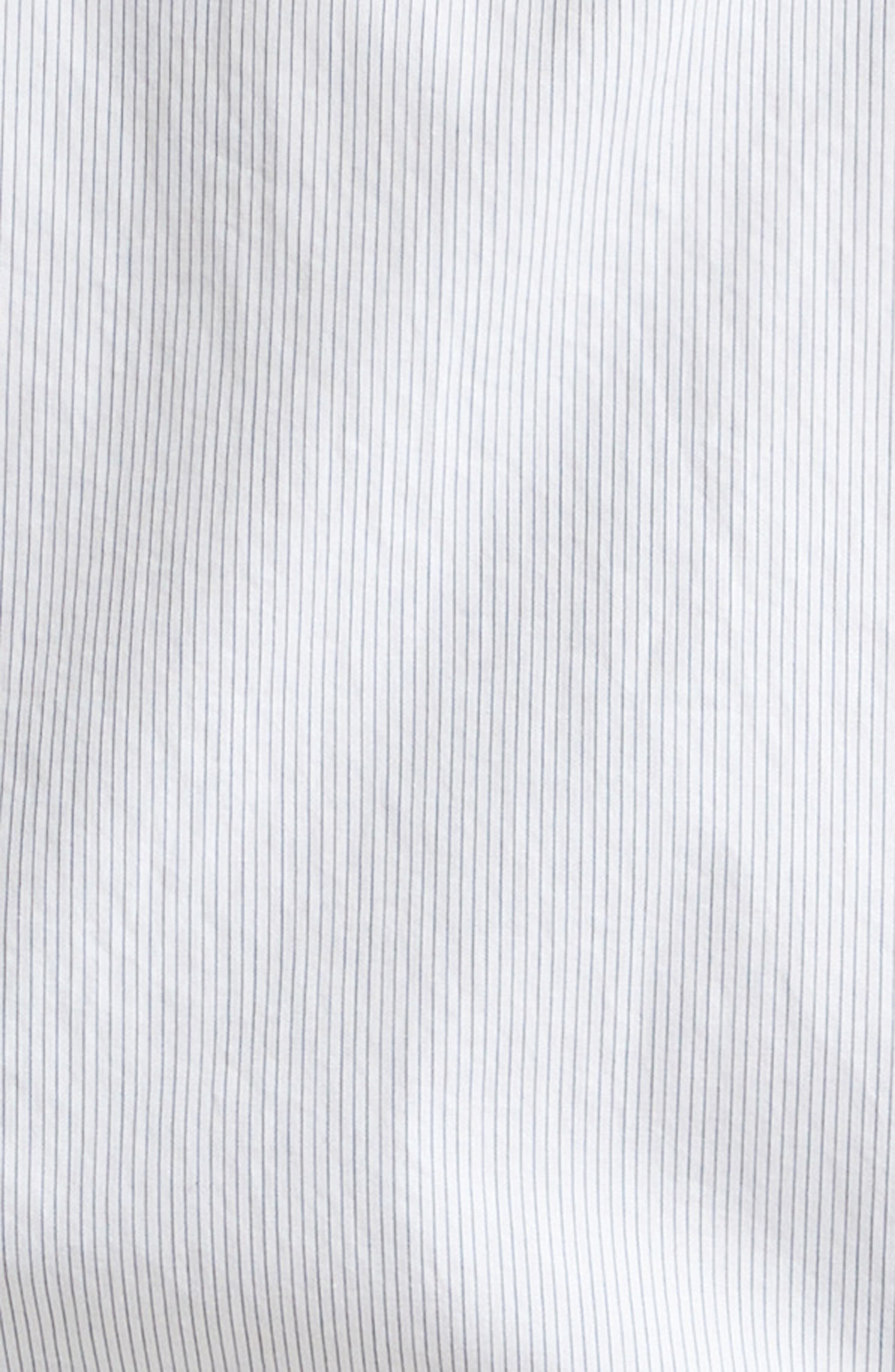 Massimo Alba Genova Stripe Button-Up Shirt in Bianco at Nordstrom - 6