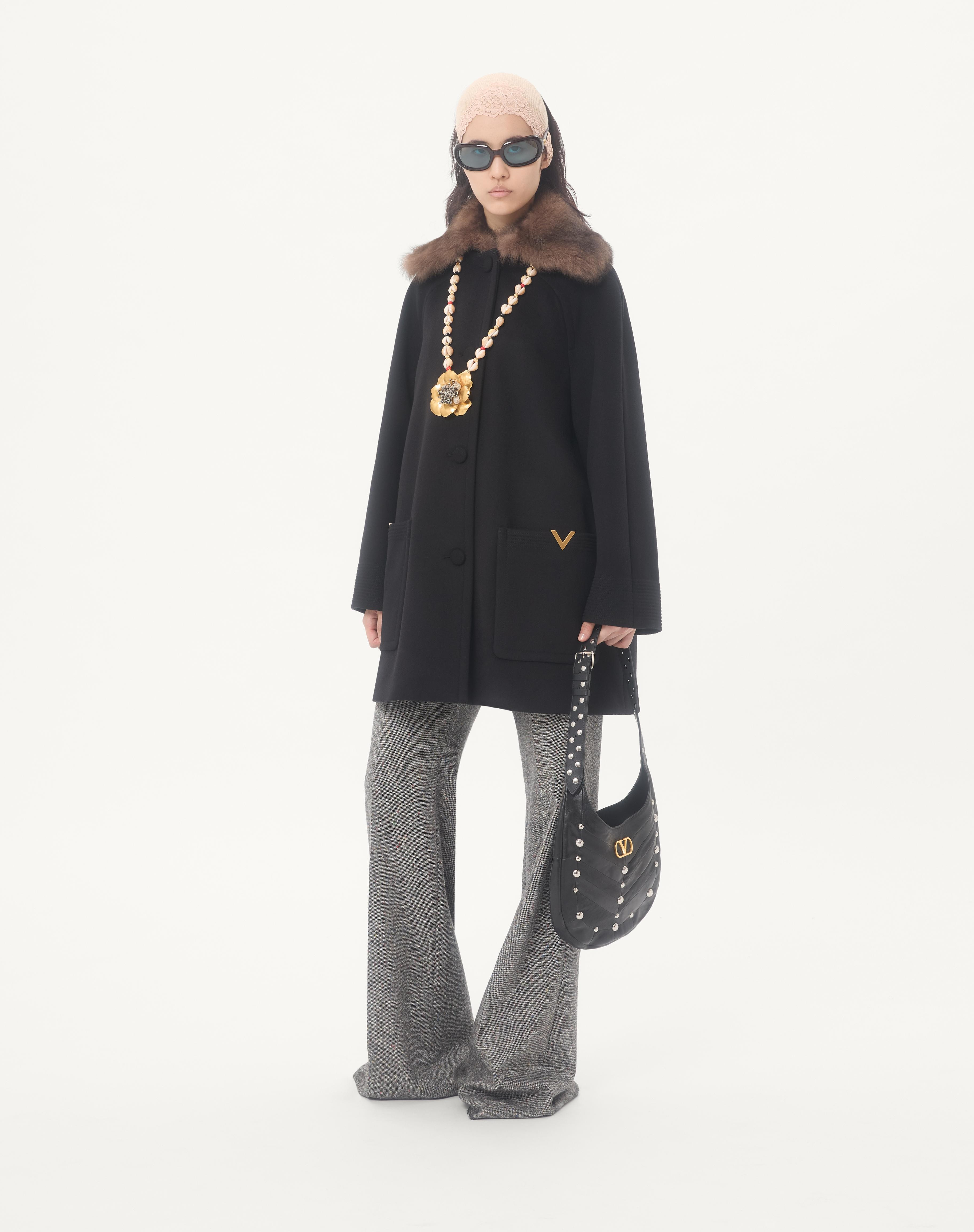 WOOL DRAP COAT - 2