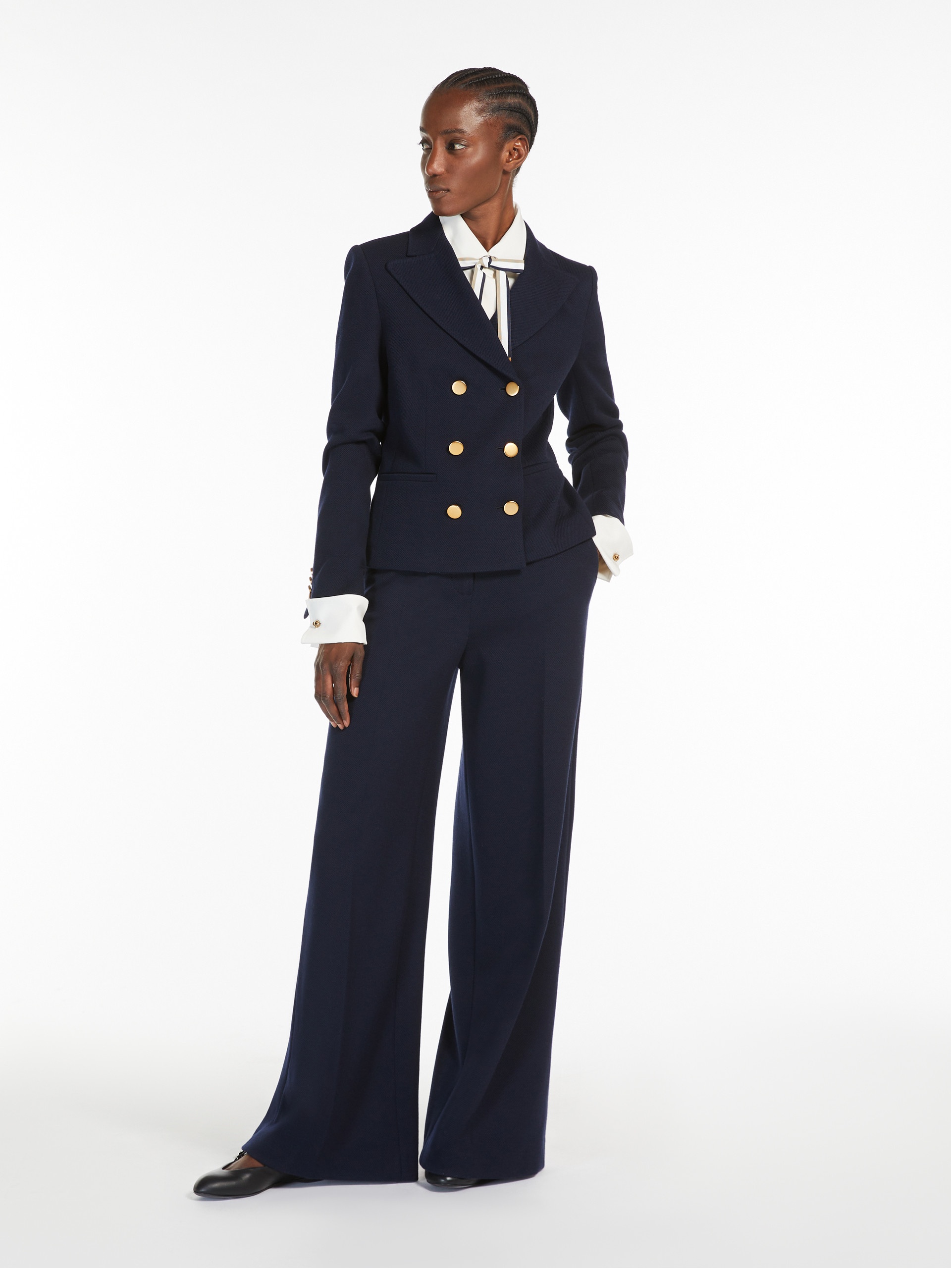 COREA Cotton and wool jersey trousers - 2