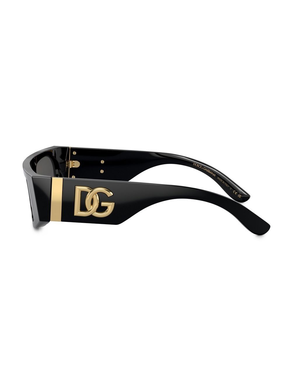 logo-plaque rectangular sunglasses - 2