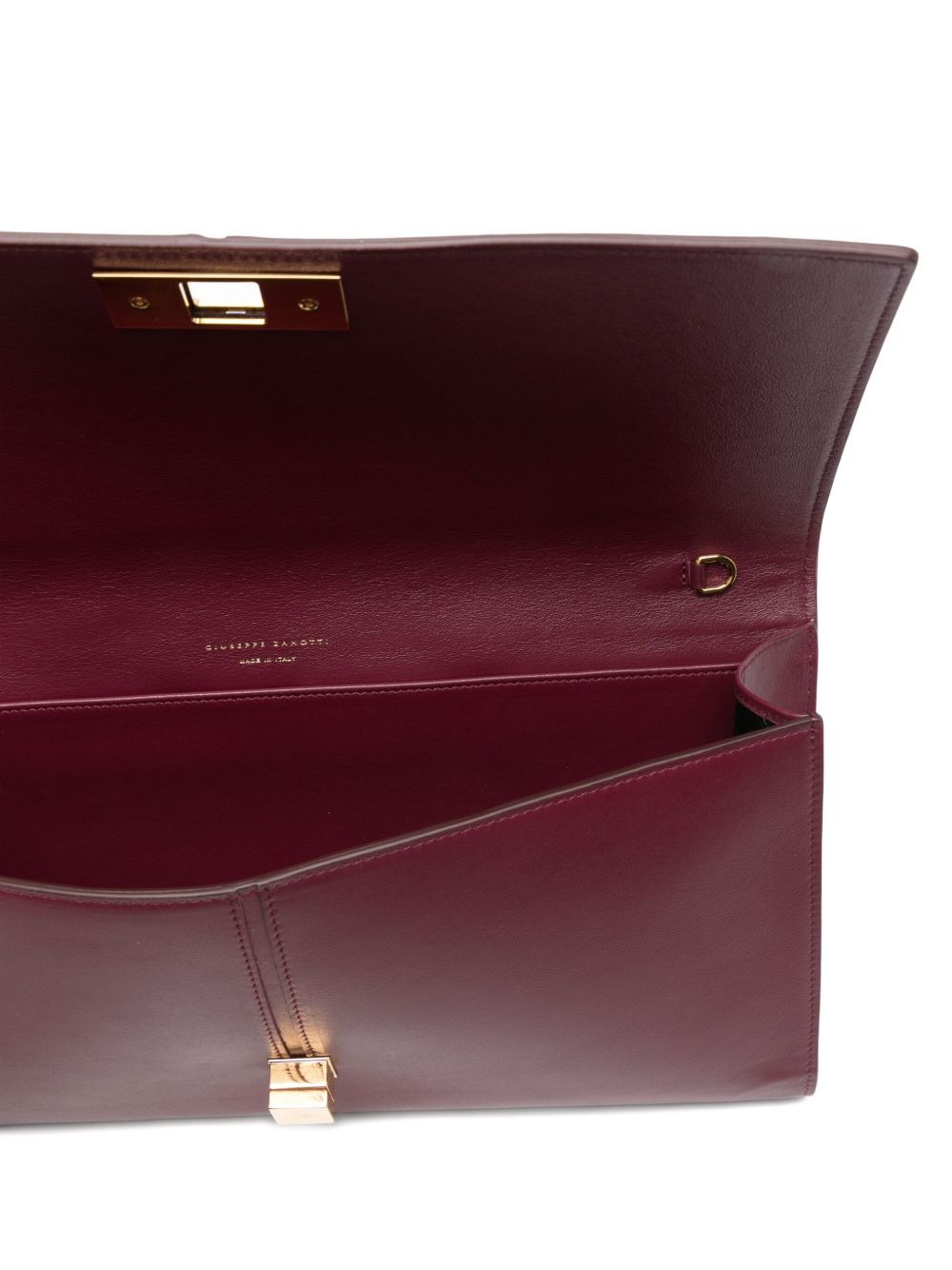 leather clutch bag - 4