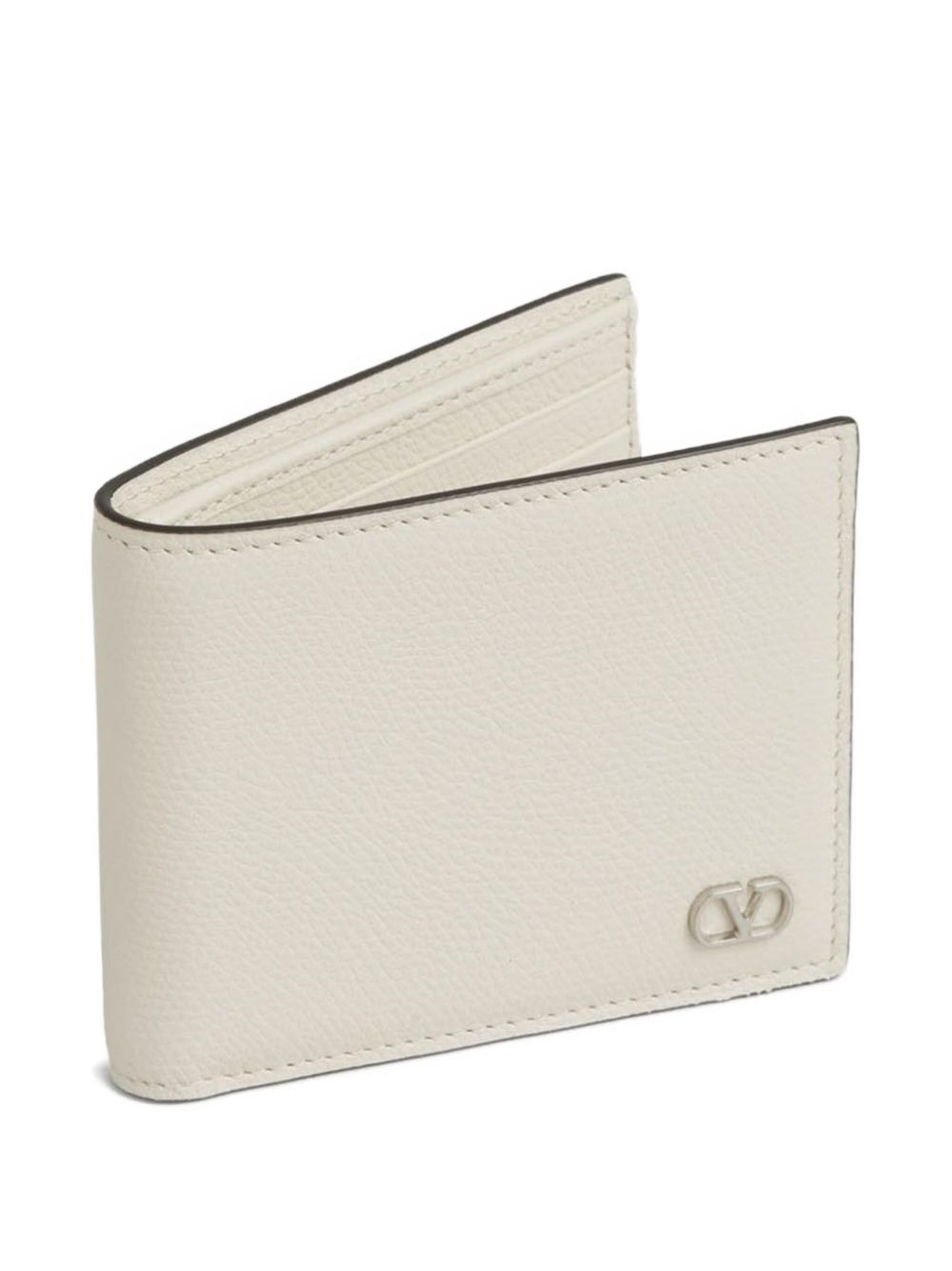 VLogo leather wallet - 3