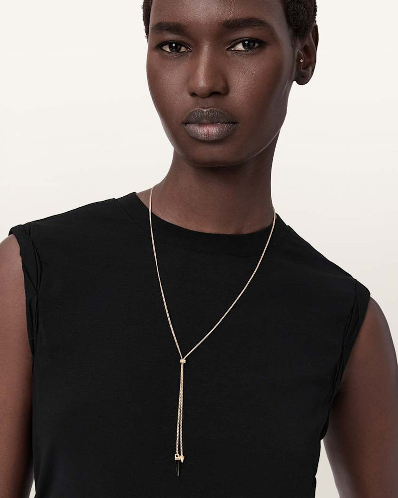 ALLSAINTS LAIO SPIKED NECKLACE outlook