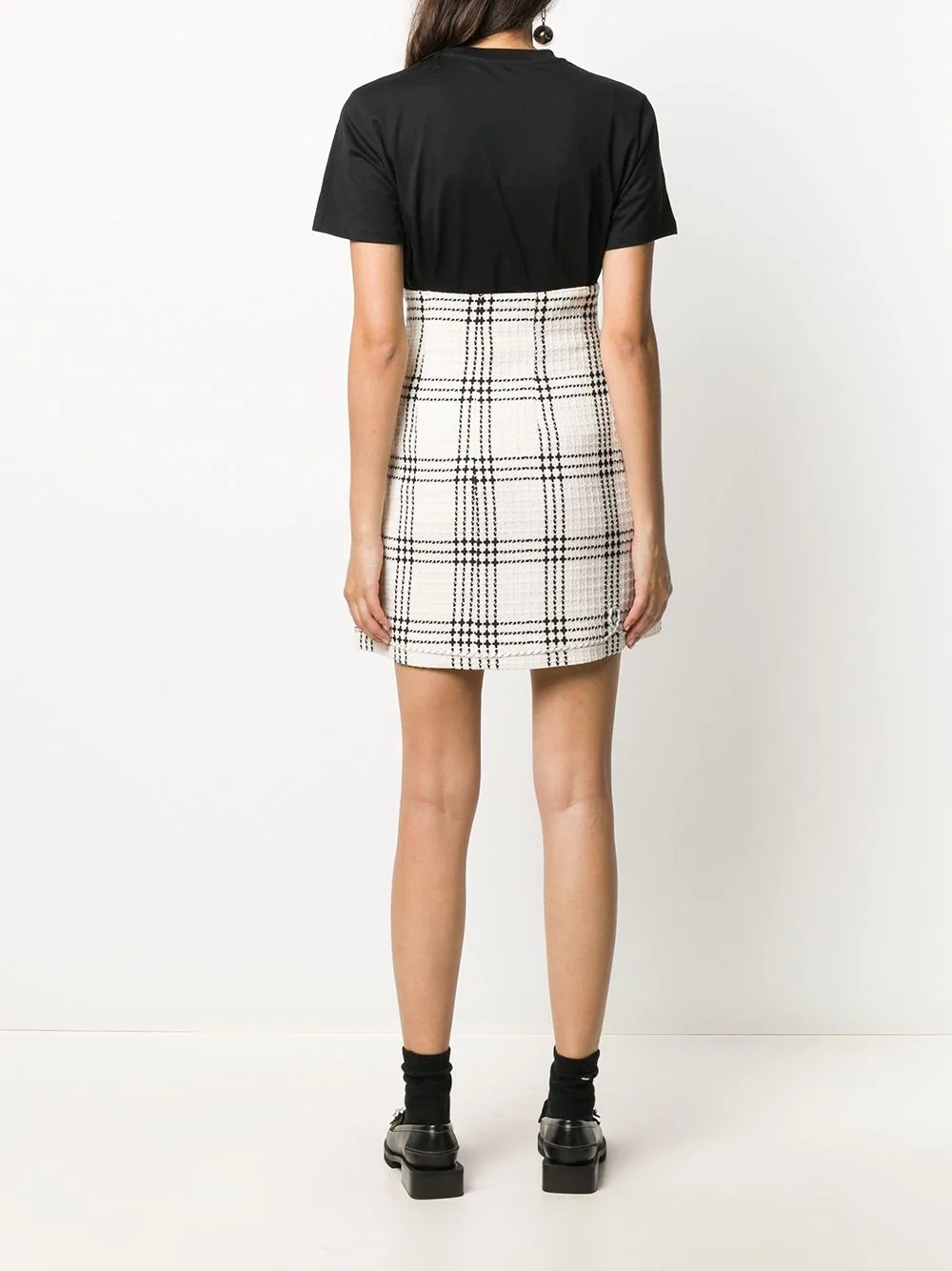 waffle tweed mini skirt - 4