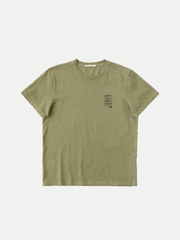 Roy Respect The Worker Faded Green - 1