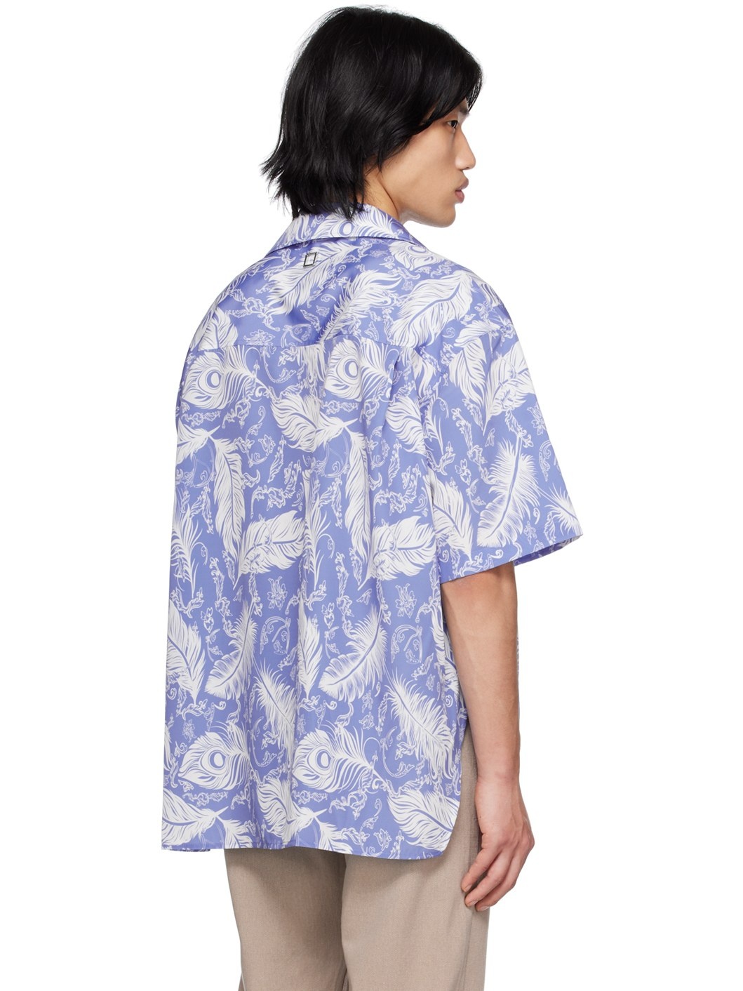Blue Printed Shirt - 3