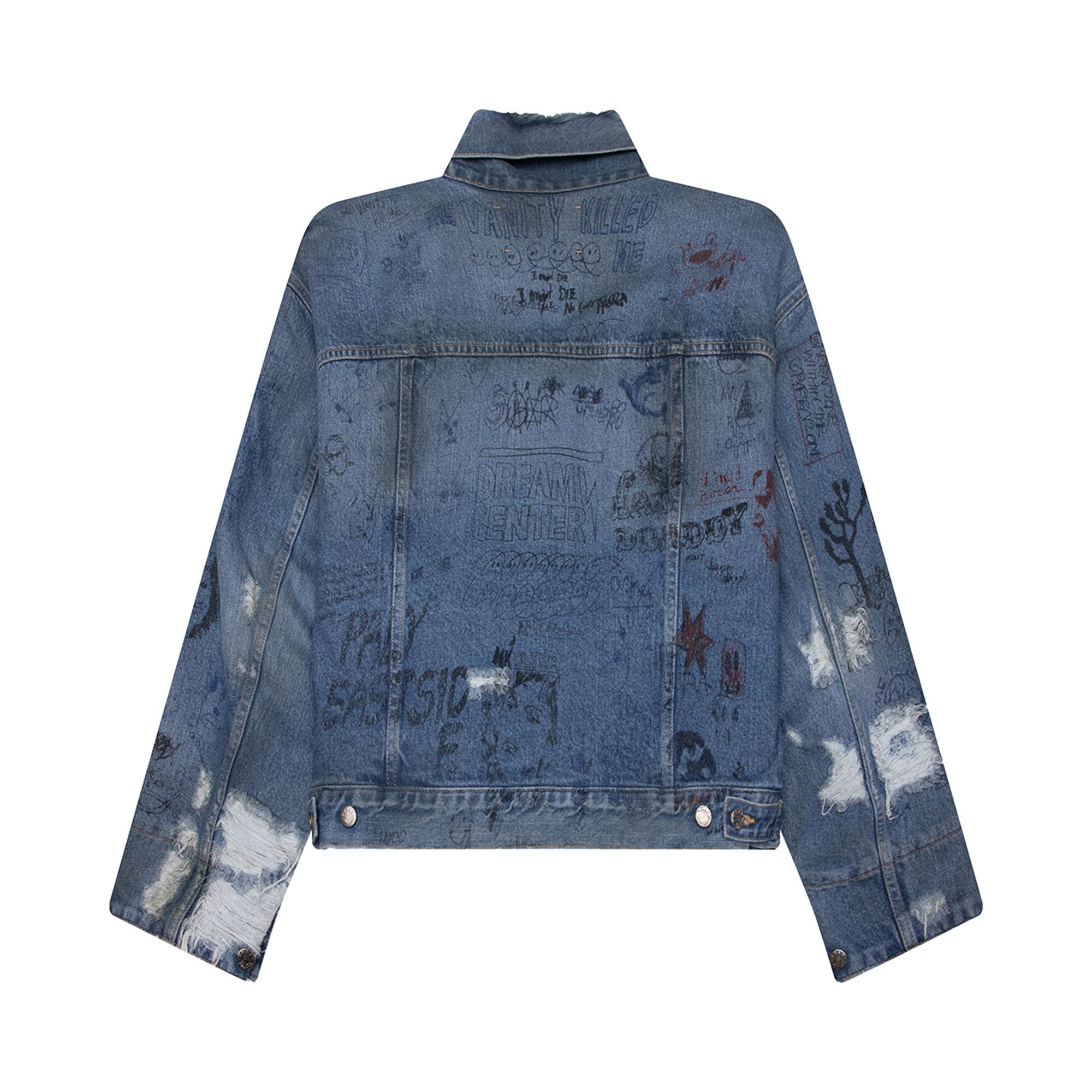 Paly Hollywood Ur Fantasy Denim Jacket 'Mid Wash Indigo' - 2