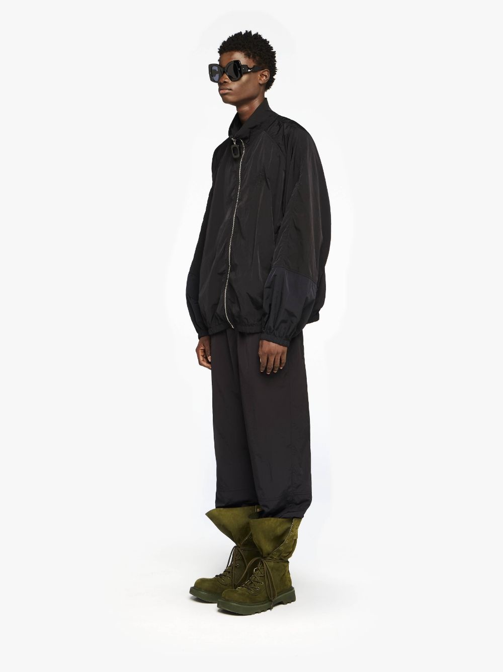 HIGH-WAIST WIDE LEG TROUSERS - 4