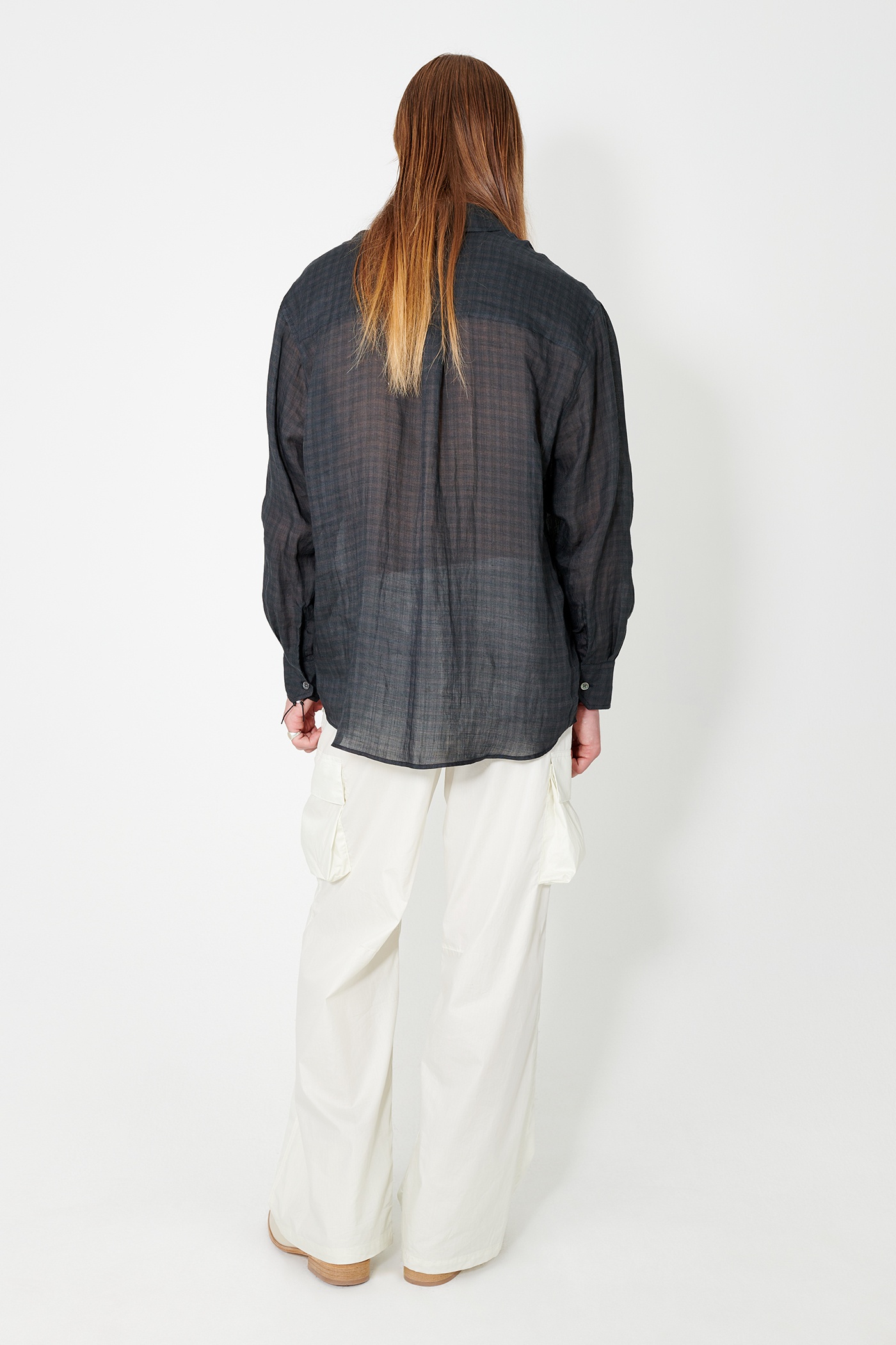 Above Shirt Night Check Print - 4