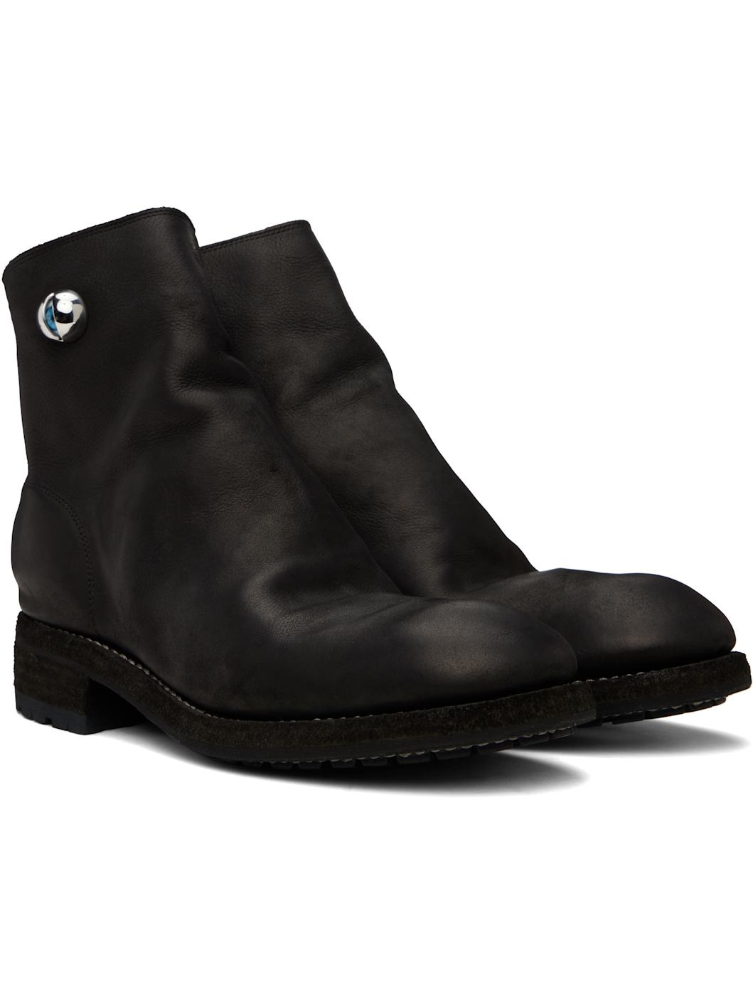 Black Guidi Edition UC1D4F01-2 Boots - 4