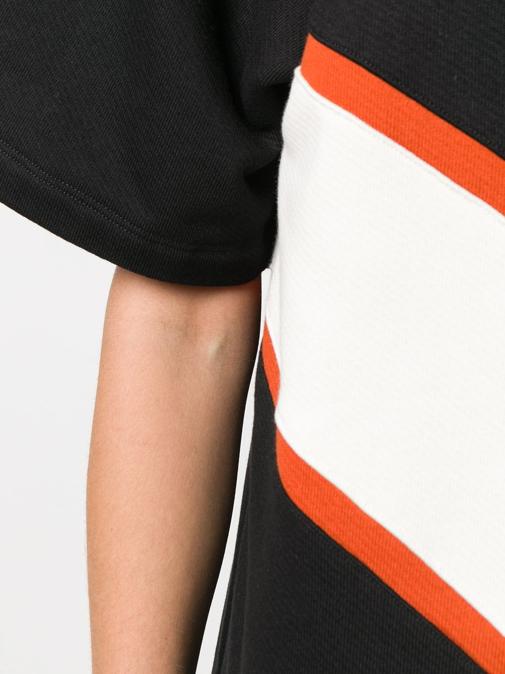 contrasting panels T-shirt dress - 5
