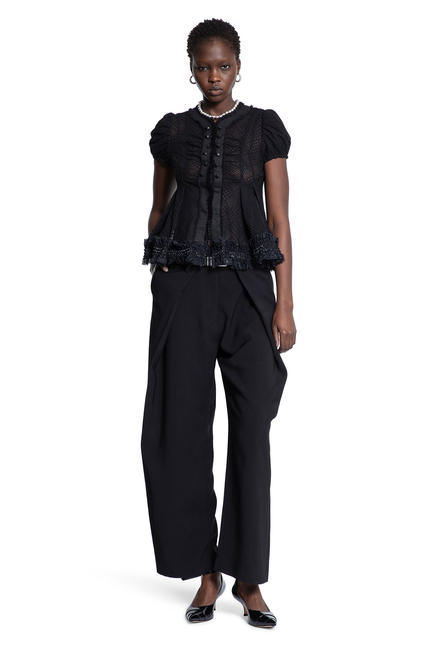 rokh Multi-Laced-Victorian-Top | REVERSIBLE