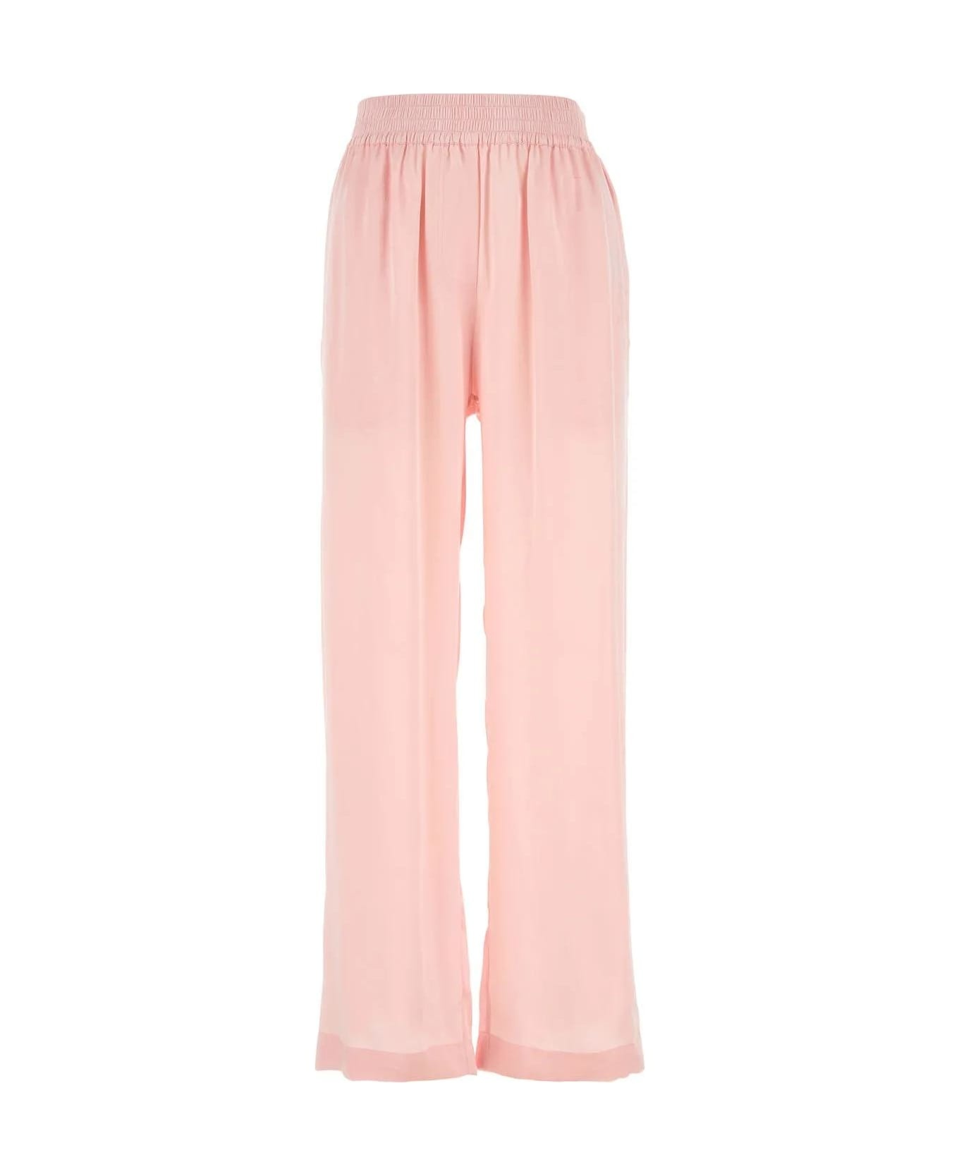 Pastel Pink Satin Pyjama Pant - 1