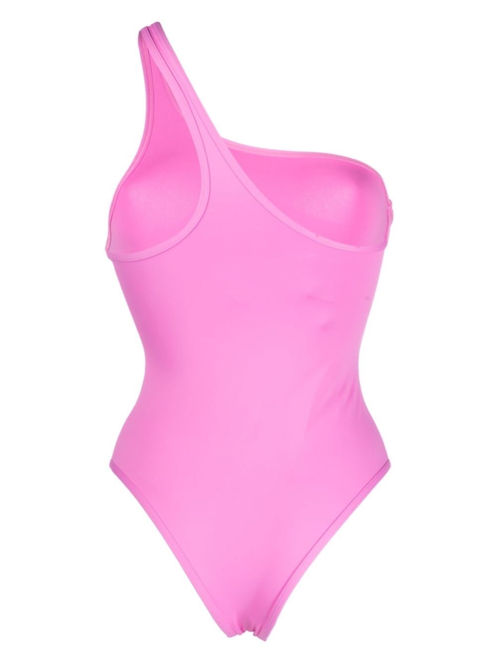 one-shoulder logo-print swimsuit - 2