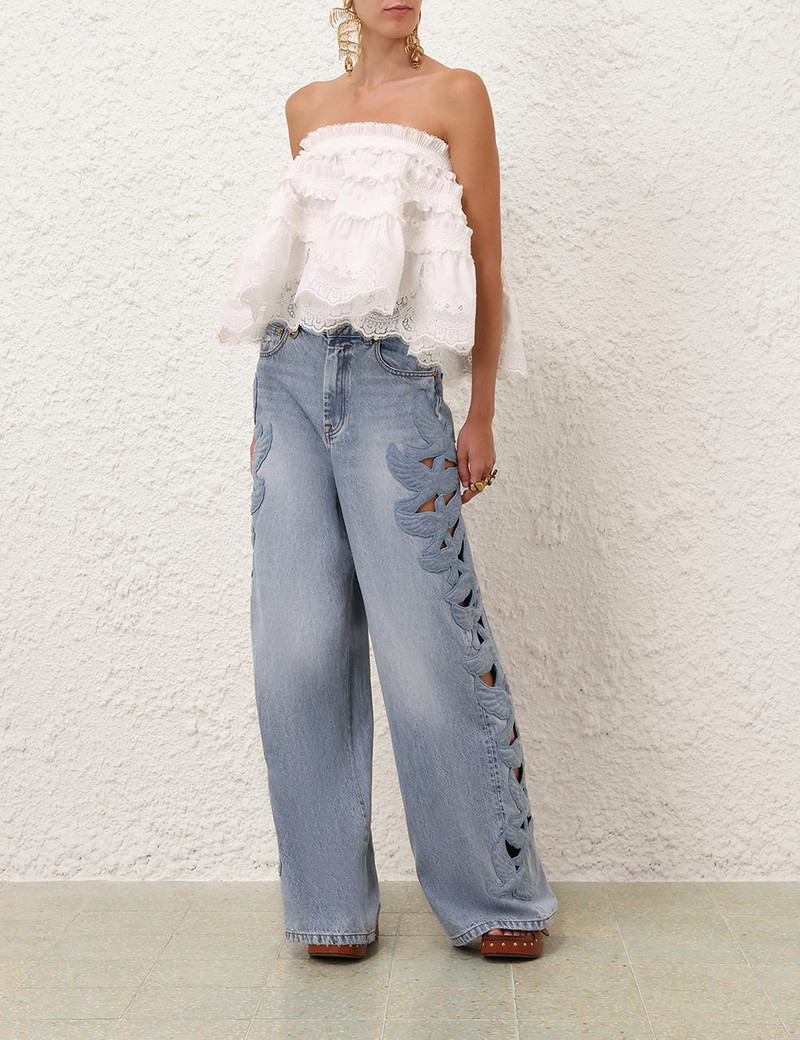 Zimmermann ALCHEMY APPLIQUE RELAXED FLARE outlook