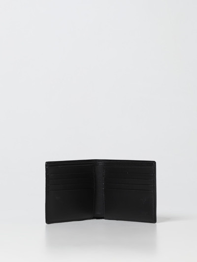 FENDI FF Diagonal Fendi coated cotton and leather wallet outlook
