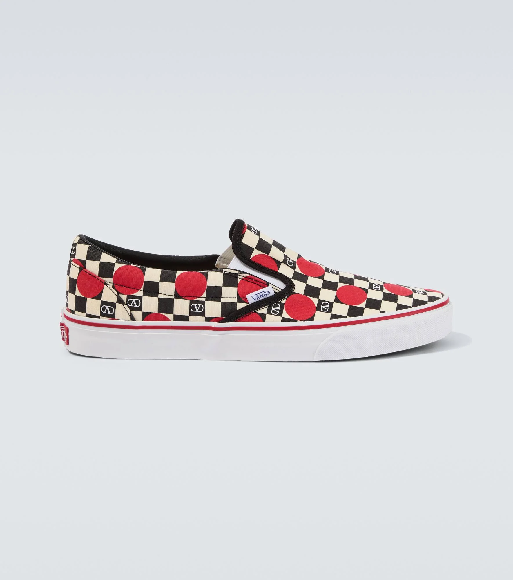 x Vans VLogo canvas slip-on shoes - 1