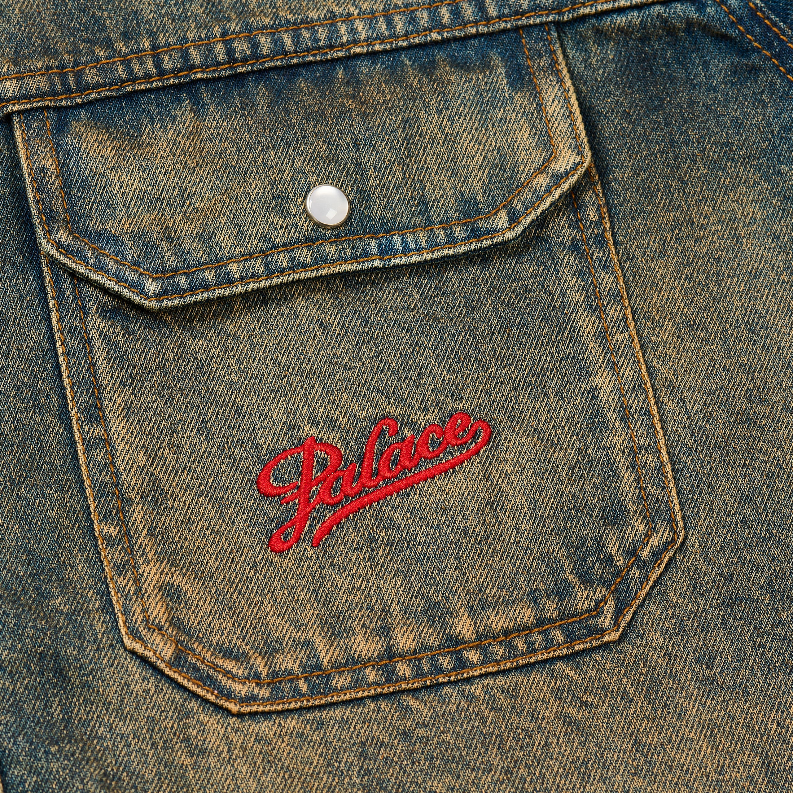 SCRIPTY DENIM SHIRT SAND WASH INDIGO - 3