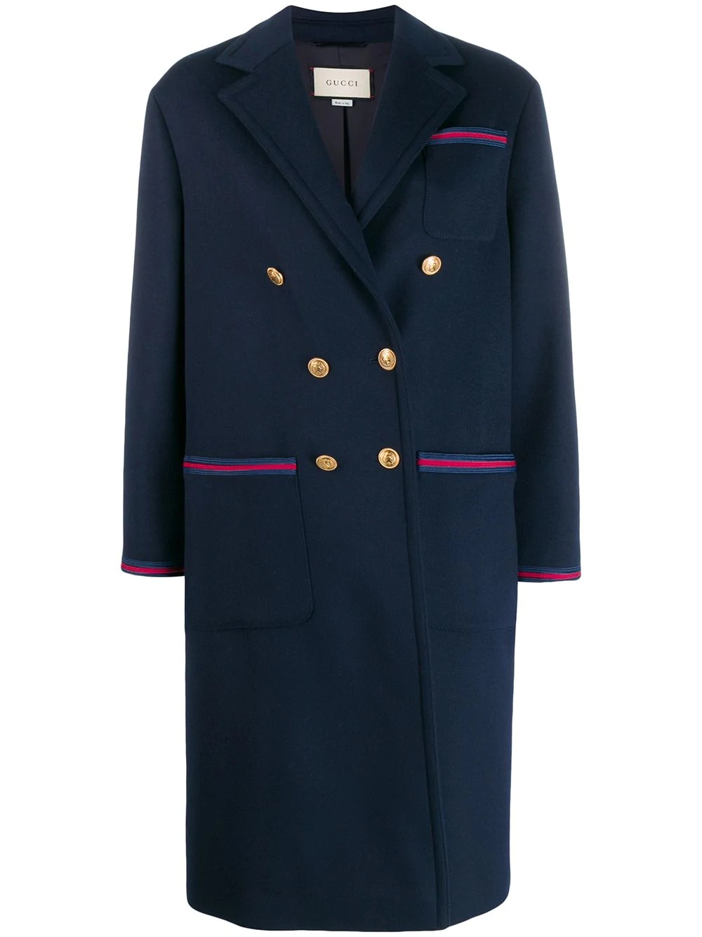 button-front coat - 1