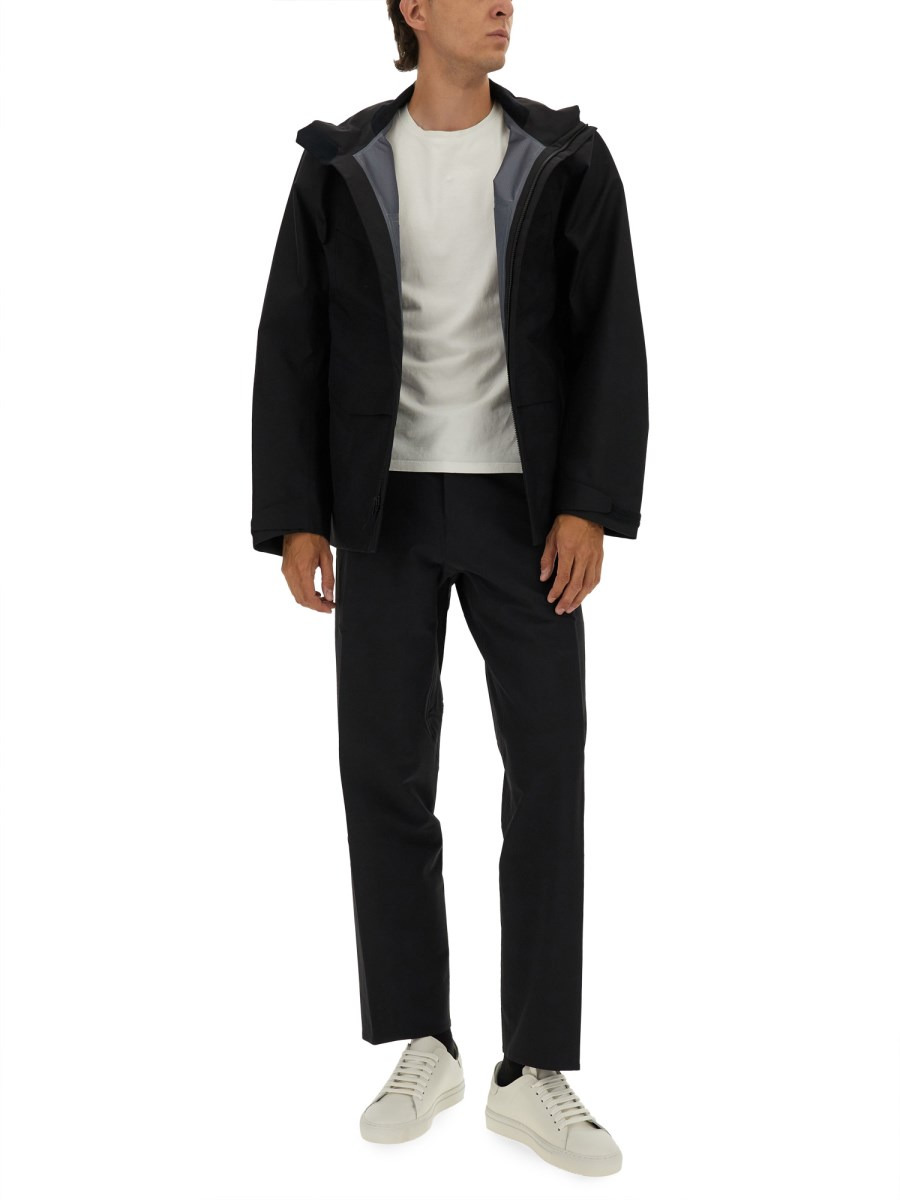 JACKET WITH FOLDABLE HOOD - 2