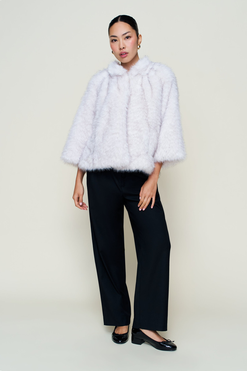 GUIZIO LUCIENNE FAUX FUR TOPPER outlook