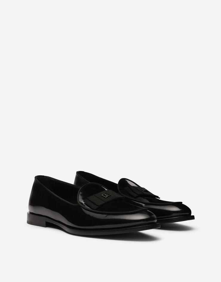 Polished calfskin slippers - 2