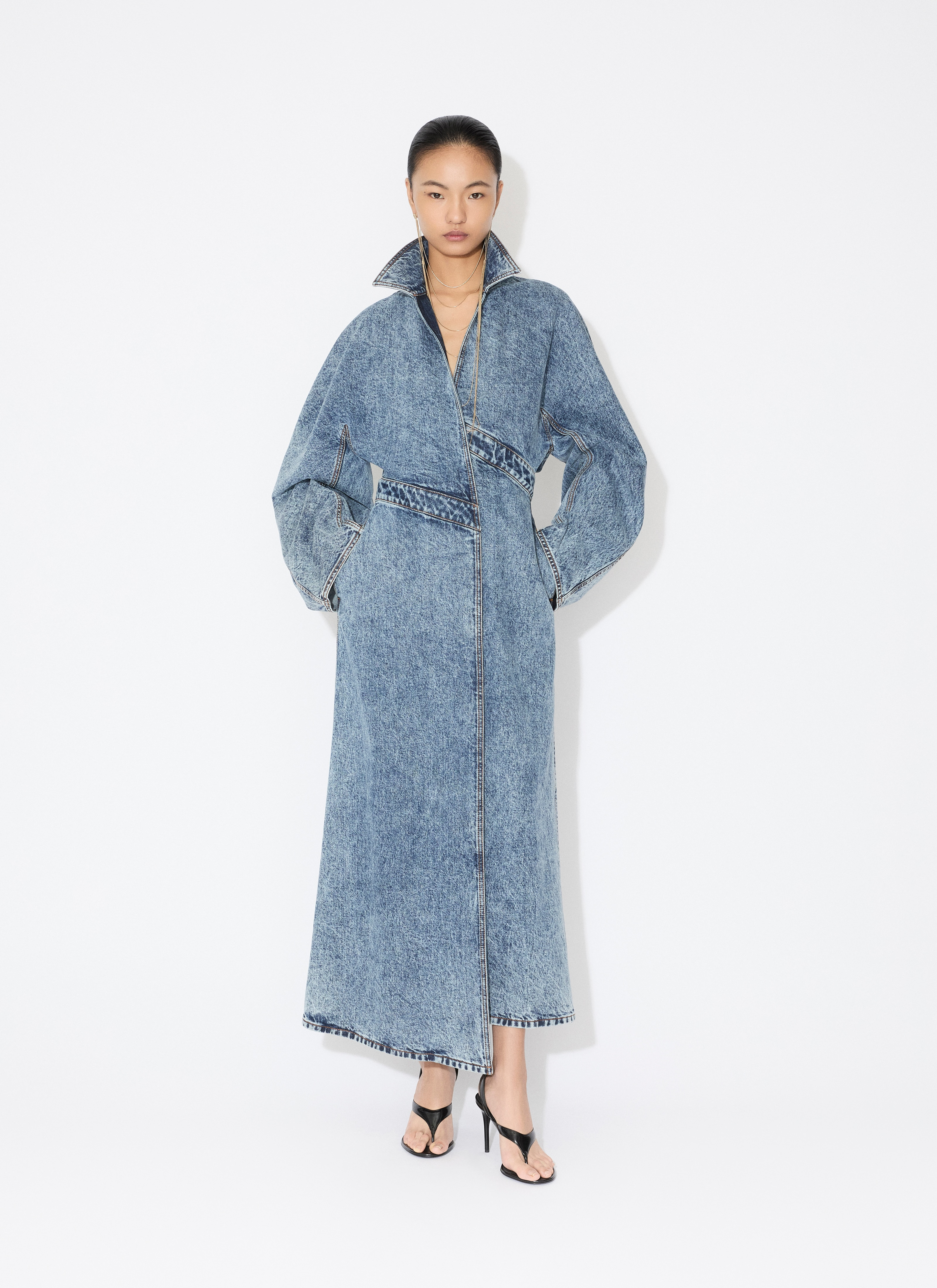DENIM TRENCH - 2