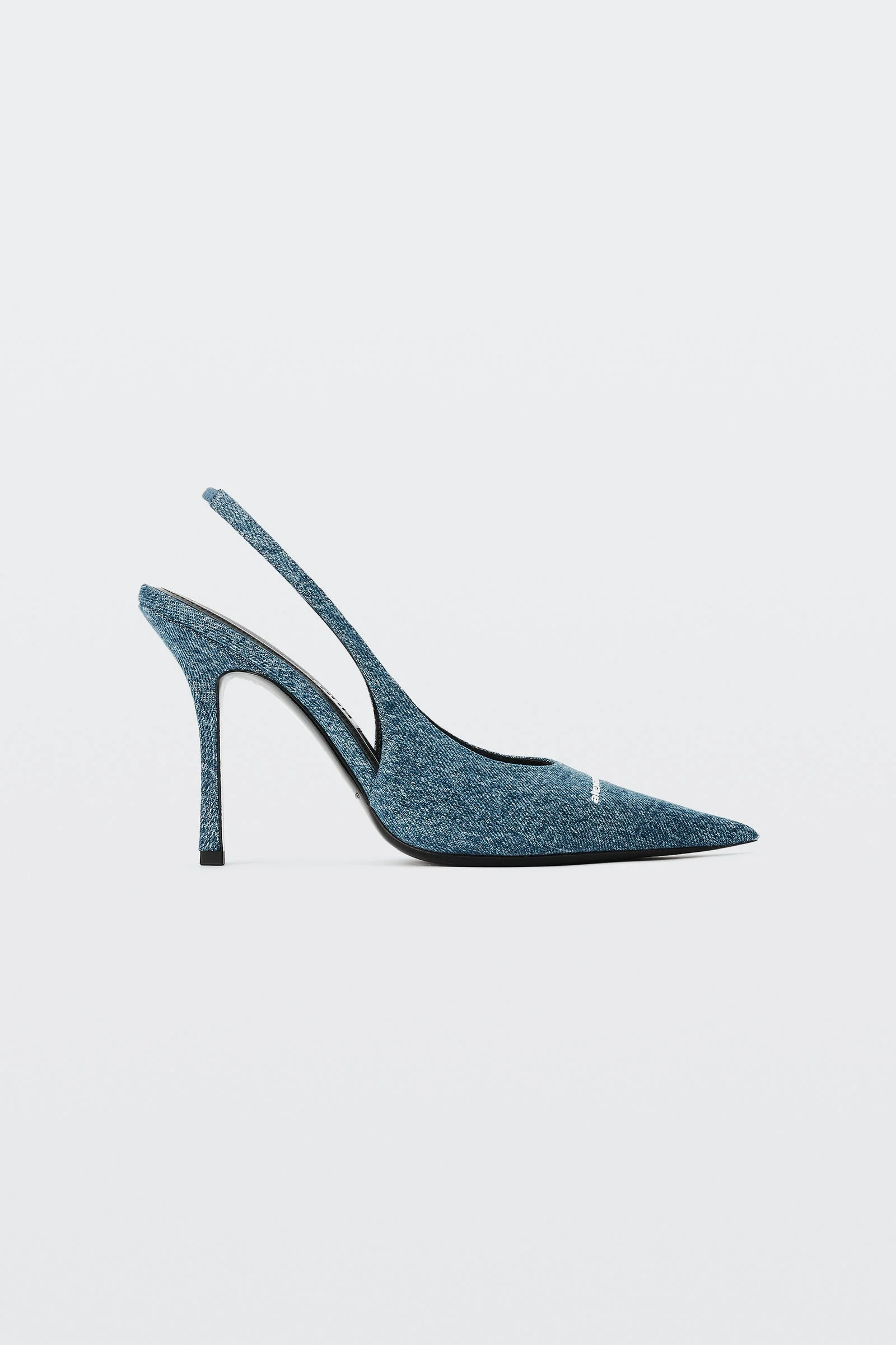 buffy 105mm denim slingback pump - 1