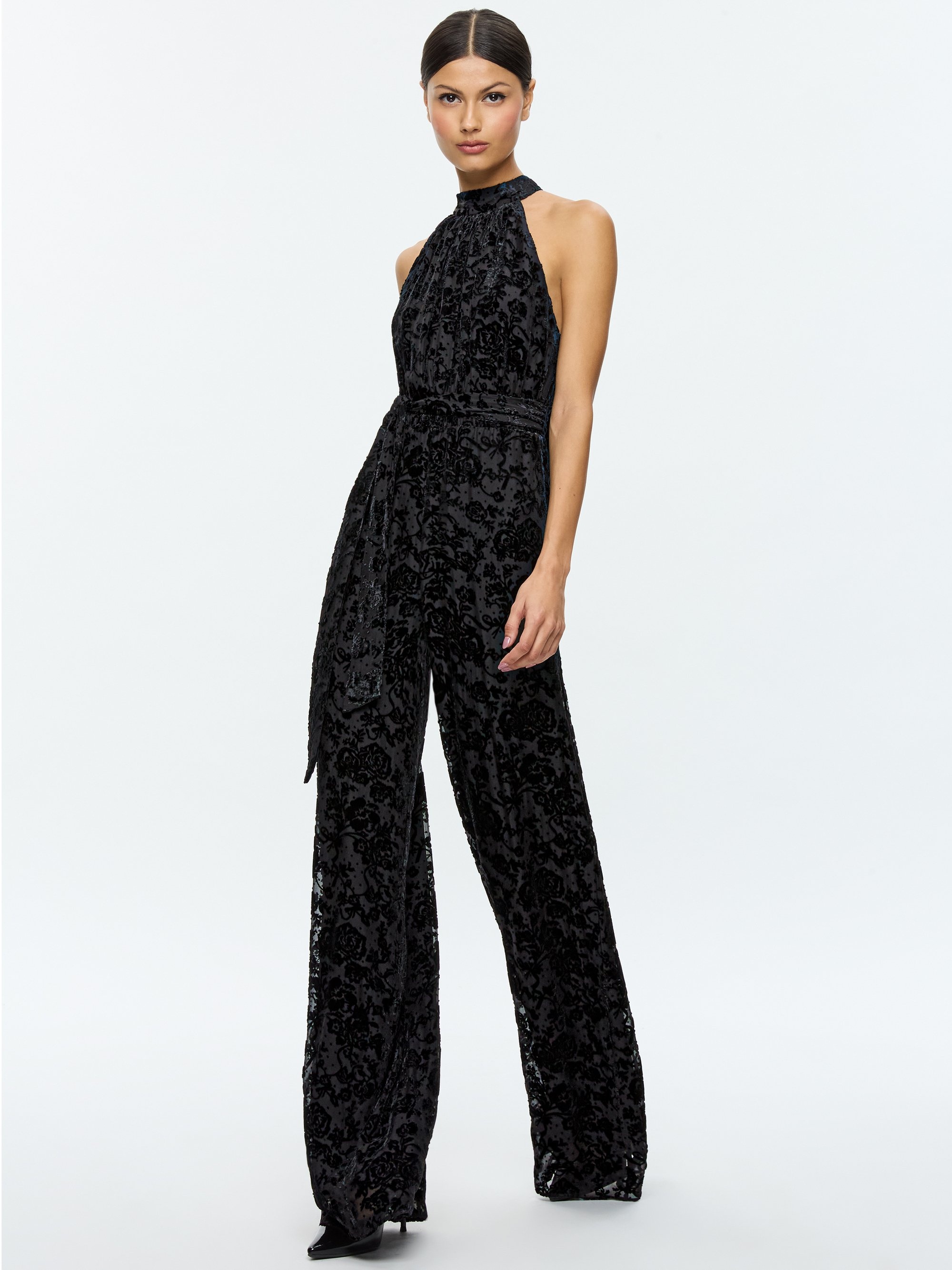 THELMA HALTER NECK JUMPSUIT - 6