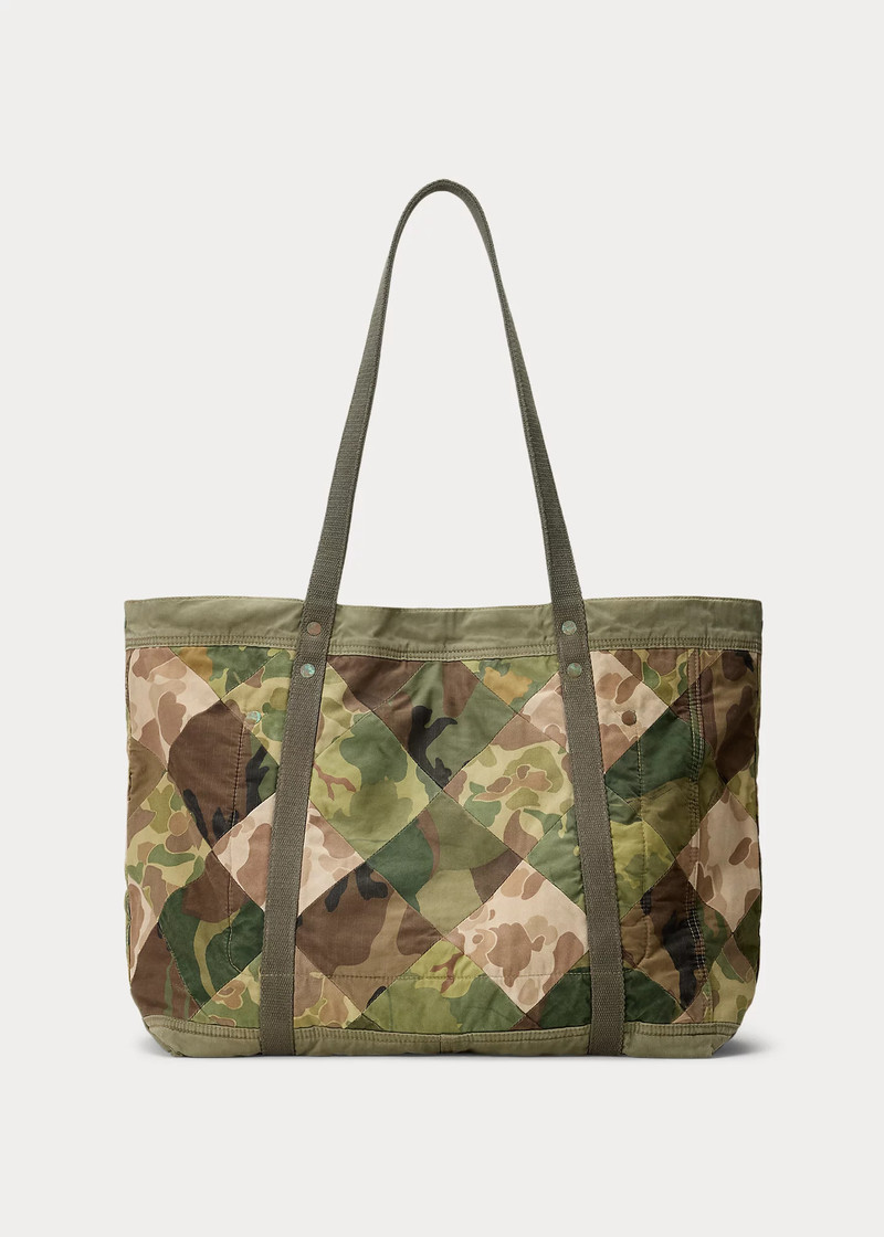 Limited-Edition Patchwork Camo Tote 3