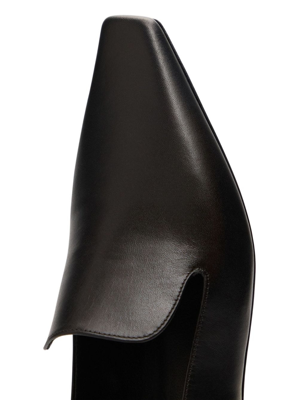 Carole Lds leather square-toe loafers - 3