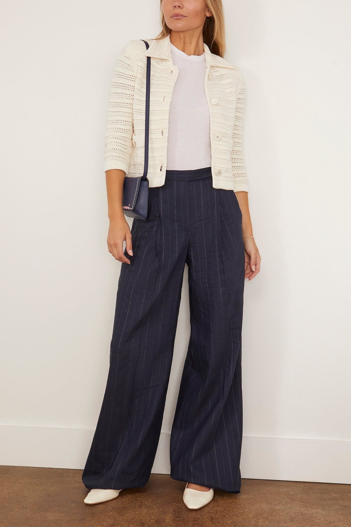 Chic Comfort Shirt in Eggshell - 2