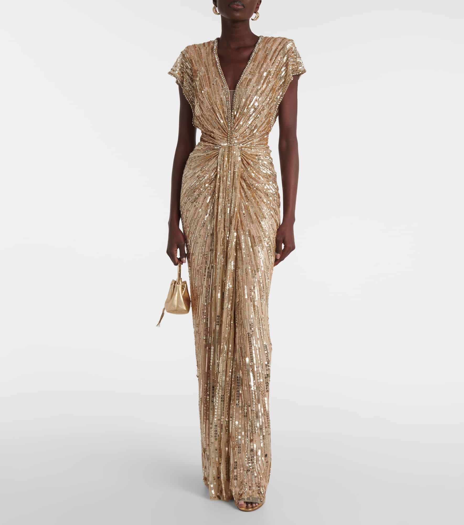 Zola sequined tulle gown - 2