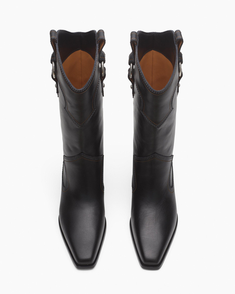 Joni Leather Cowboy Boots 5