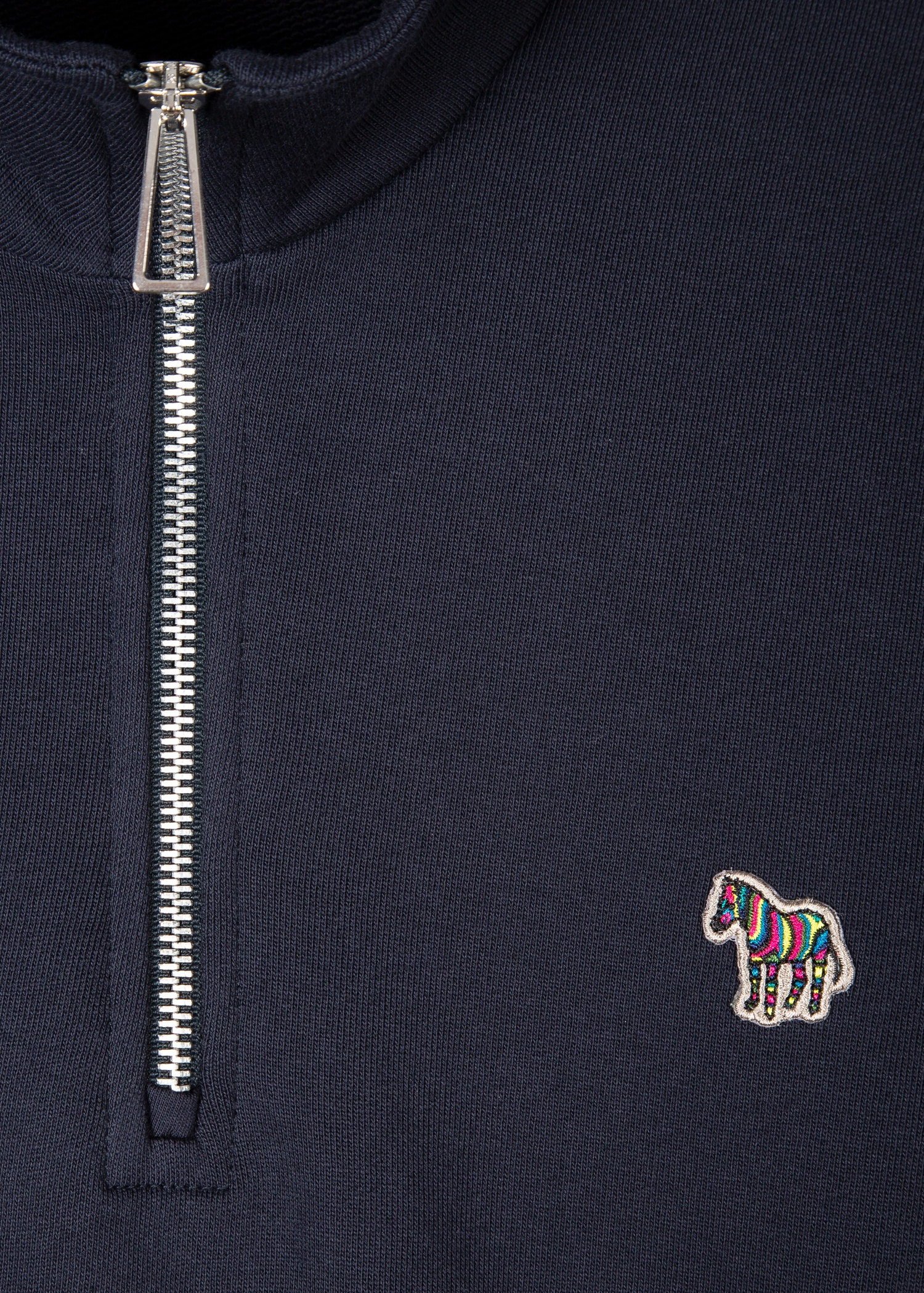 Zebra Logo Zip-Neck Sweatshirt - 3