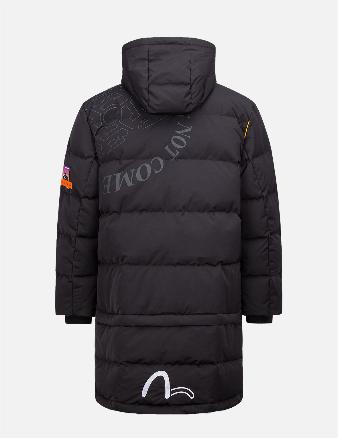 Logo Print Convertible Longline Down Parka - 2