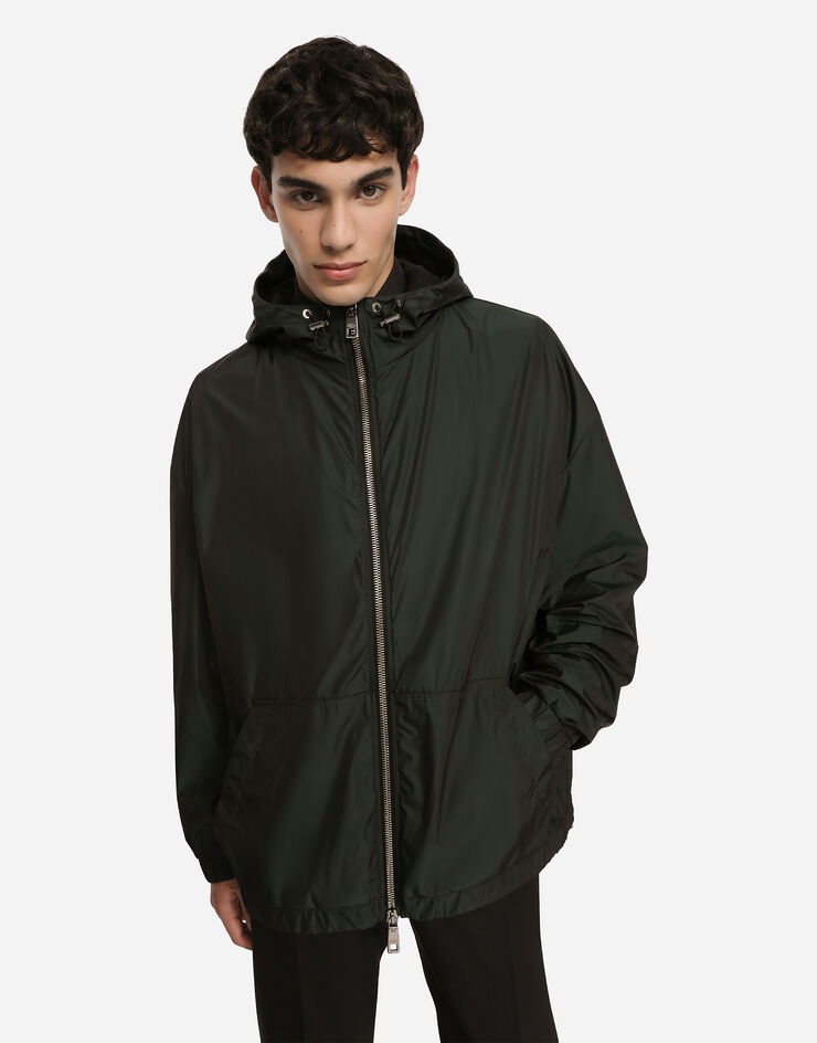 Nylon jacket with hood - 3