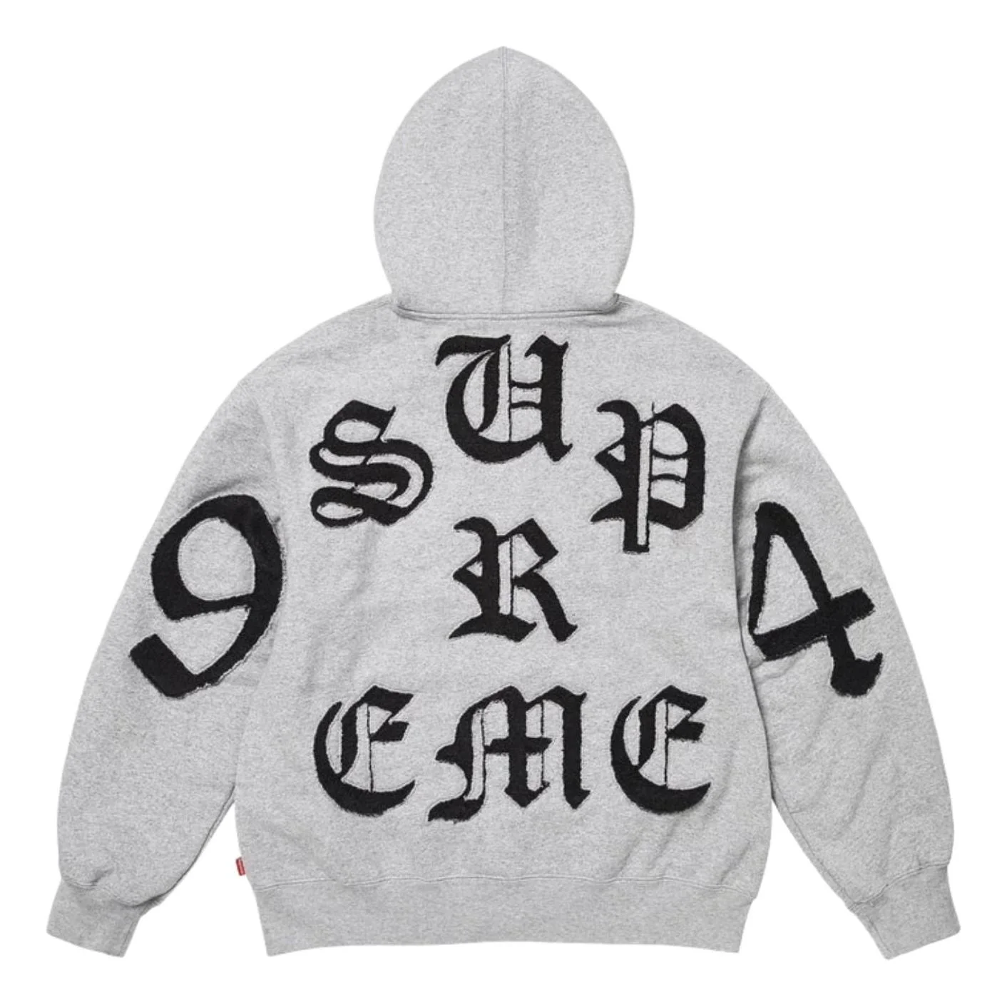 Supreme SS26 Cut Out Zip Up Hooded Sweatshirt 'Heather Grey' SUP-SS26-055-HETRGRY - 1
