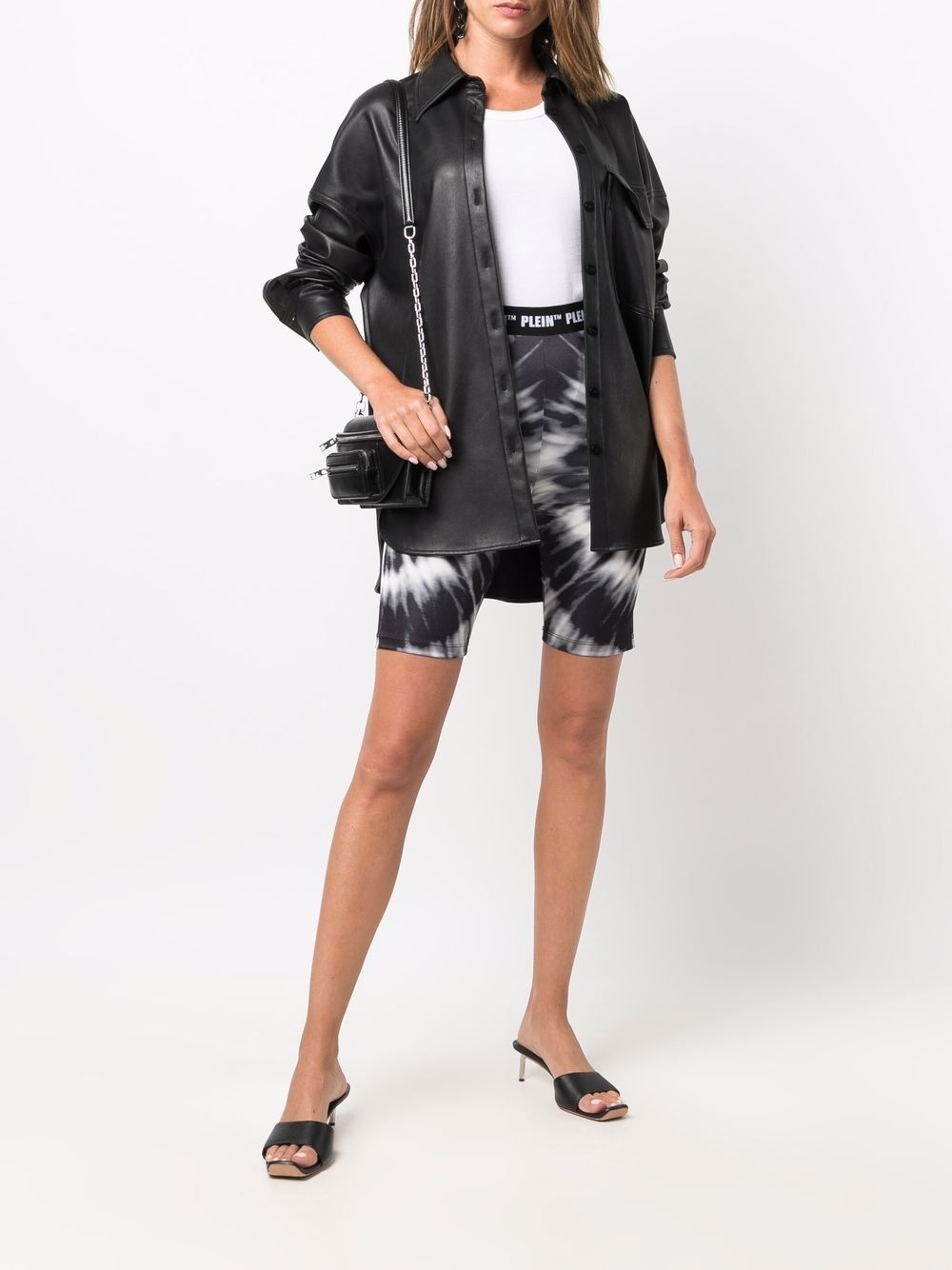 high-waisted tie dye-print leggings - 2